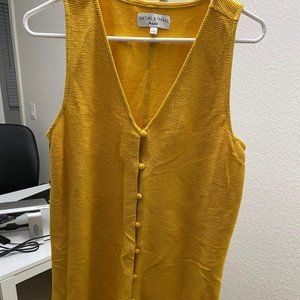 Madewell Yellow Dress Texture and Thread